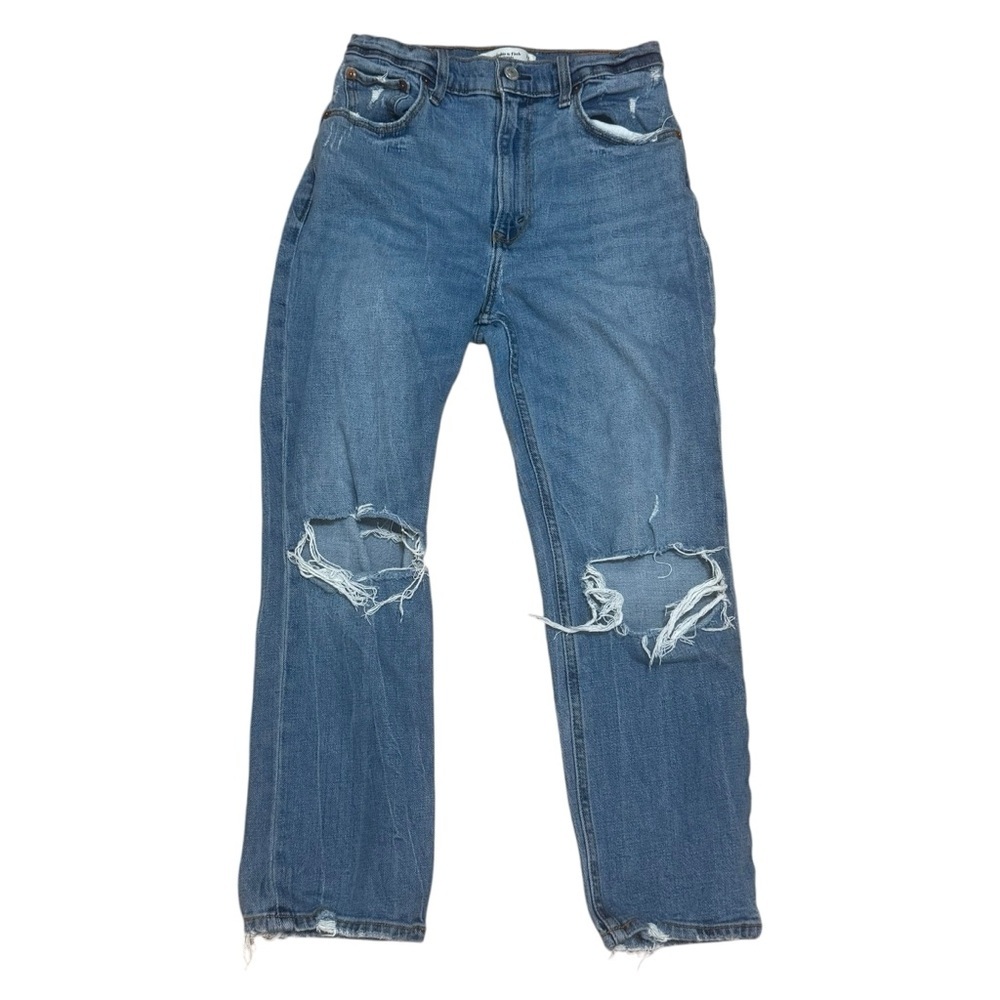 Abercrombie & Fitch jeans the ankle straight ultra high rise size 27/4s
